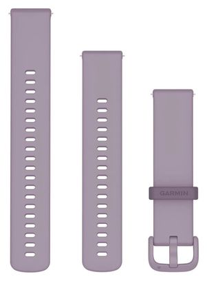 Muñequera de silicona de 20 mm de liberación rápida Garmin Orchid Purple