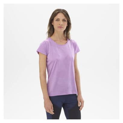 T-Shirt Femme Millet Hiking Jacquard Violet
