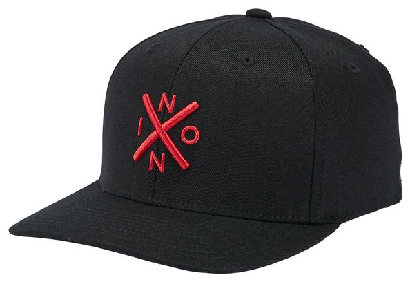 Nixon Exchange FF Unisex Cap Zwart/Rood