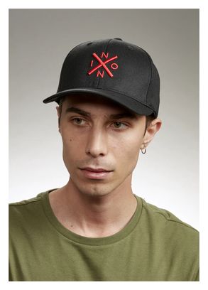 Casquette Unisexe Nixon Exchange FF Noir/Rouge