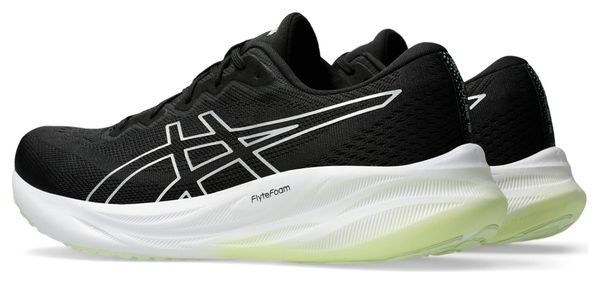 Asics Gel-Pulse 15 Hardloopschoenen Zwart/Wit/Groen Heren