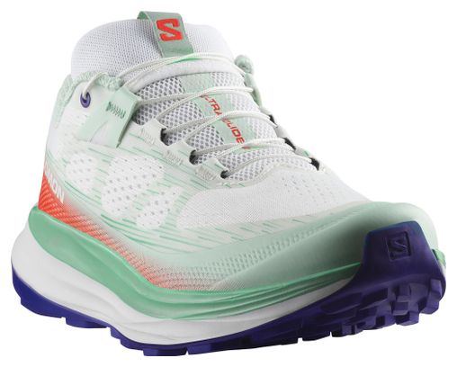 Salomon Ultra Glide 2 Women's Trail Shoes White/Green/Red