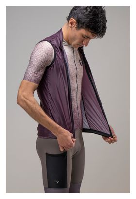 LeBram Trainingsviolet Plum Mouwloos Jasje