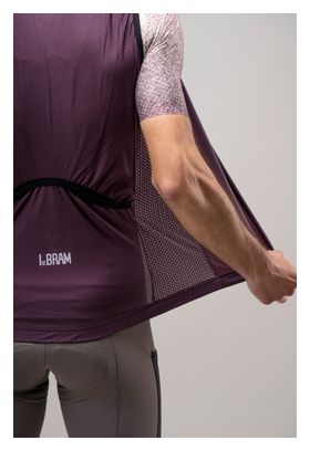 LeBram Trainingsviolet Plum Mouwloos Jasje