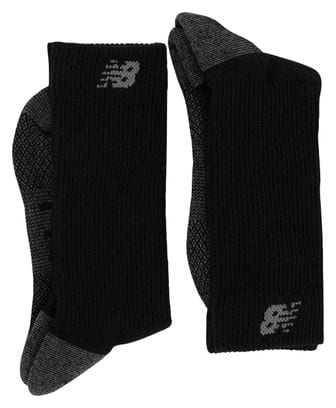 New Balance Coolmax Crew High Socks (2 paar) Zwart