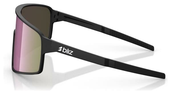 Bliz P001S Matte Black Goggles - Brown/Pink Lens