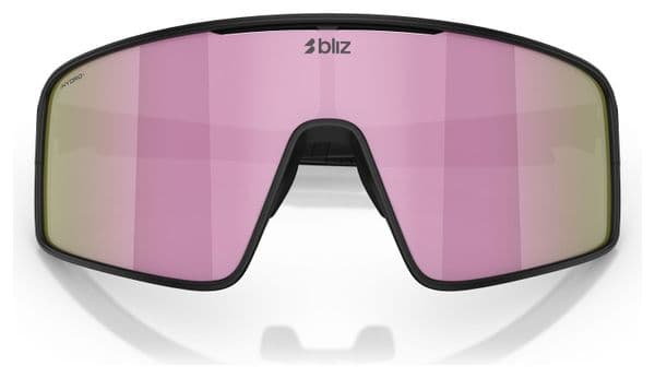 Bliz P001S Matte Black Goggles - Brown/Pink Lens