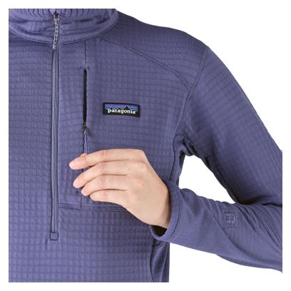 Polar Fleece Patagonia R1 Pullover Donna Viola