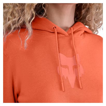 Sweat à Capuche Femme Fox Head Pullover Corail