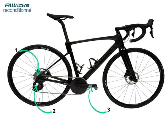 Vélo Route Spécialized Roubaix Sram Apex 12V 700 T.54 170/175cm - Produit Reconditionné