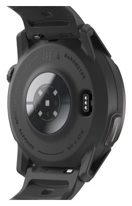 Reloj GPS Coros Apex 4 42 mm con pulsera de silicona negra 