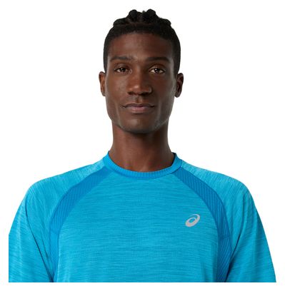 T-Shirt Running Asics Road Bleu Homme