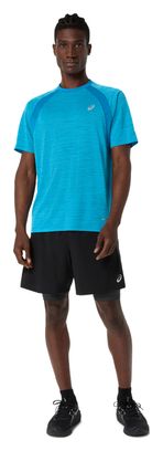 T-Shirt Running Asics Road Bleu Homme