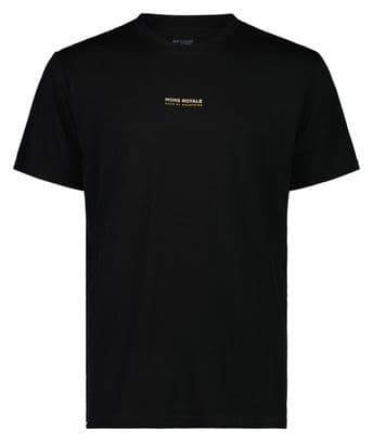 Technisches T-Shirt Mons Royale Icon Merino Schwarz