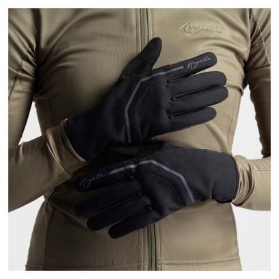 Gants Velo Long De Hiver Rogelli Apex - Femme - Noir