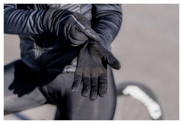 Gants Velo Long De Hiver Rogelli Apex - Femme - Noir