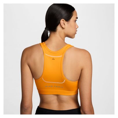 Nike Trail Swoosh On-The-Run Bra Orange