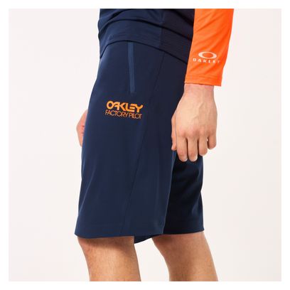 Pantalón corto MTB Oakley Factory Pilot Lite Azul