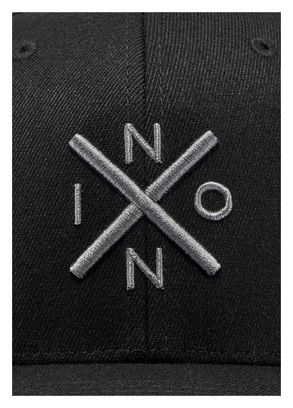 Gorra Nixon Exchange FF Unisex Negra/Gris