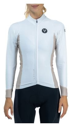 LeBram Race Dames Trui Thermo Lange Mouw Beige