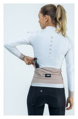 LeBram Race Dames Trui Thermo Lange Mouw Beige