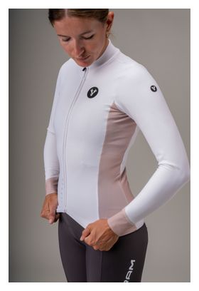 LeBram Race Women's Long Sleeve Jersey Thermal Beige