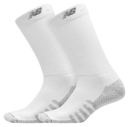 Calcetines altos New Balance Coolmax Crew Blancos (2 pares)