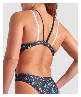 Women's swimsuit Arena Confetti Black/Multicolor