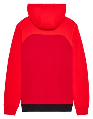 Fox Fracture Paneled Hoody Rosso