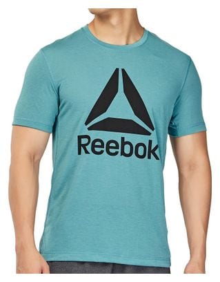 T-shirt Bleu Homme Reebok Workout