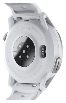 Coros Apex 4 42 mm GPS Watch with White Silicone Bracelet