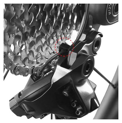 Lot de 2 clips de fixation câble dérailleur arrière Shimano Di2 (impression 3D)