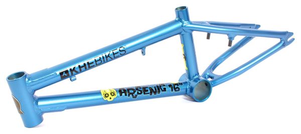 CADRE BMX ARSENIC 16  BLEU ALUMINIUM KHEBIKES