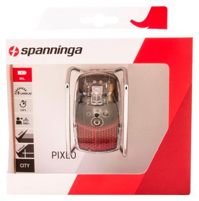 SPANNINGA feu arrière Pixeo Xb battery mudguard chrome