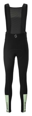Scott Pro Mid +++ Men's Long Cycling Shorts with Straps - Black/Green