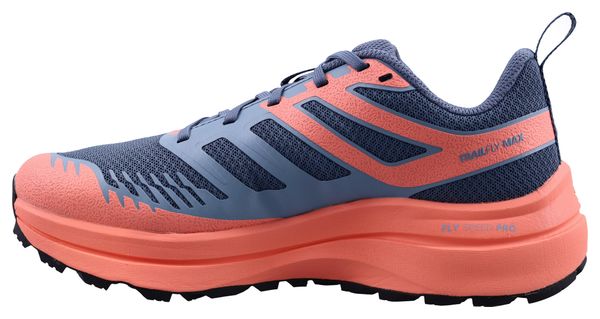 Inov 8 TrailFly Max Blue/Pink Women's Trail Running Shoes