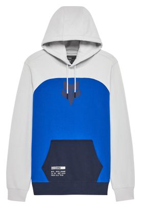 Felpa con cappuccio Fox Fracture Paneled Grigio/Blu