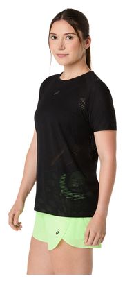 Asics Metarun Kurzarm-Shirt Schwarz Damen