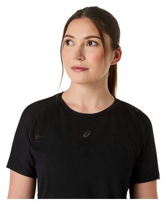 Asics Metarun Kurzarm-Shirt Schwarz Damen