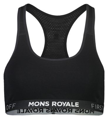 Sujetador deportivo Mons Royale Sierra para mujer negro