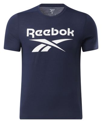Reebok Workout Short Sleeve Jersey Blue