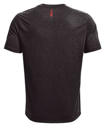 Maillot manches courtes Under Armour Run Trail Gris Homme