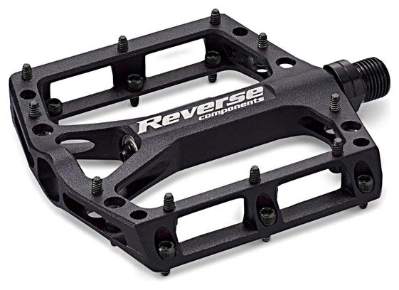 Reverse Black One Flat Pedals - Black 