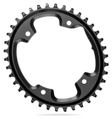 Plateau Narrow Wide AbsoluteBlack CX 1X Oval 110/4 BCD N/W Traction Chainring 12 V Noir