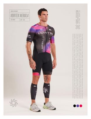 Tuta da triathlon Z3rod Racer Vortex Nebula da uomo