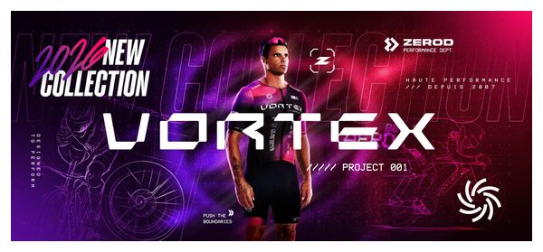 Tuta da triathlon Z3rod Racer Vortex Nebula da uomo