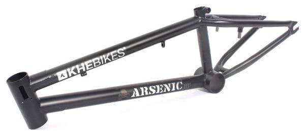 CADRE BMX ARSENIC 18  NOIR ACIER KHEBIKES