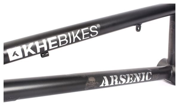 CADRE BMX ARSENIC 18  NOIR ACIER KHEBIKES