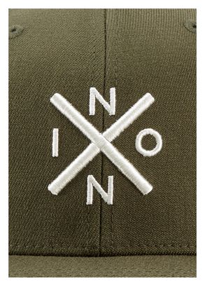 Unisex Nixon Exchange FF Cap Khaki/Weiß