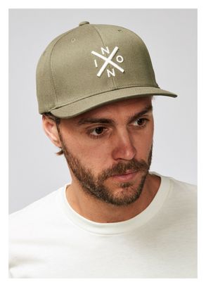 Unisex Nixon Exchange FF Cap Khaki/Weiß